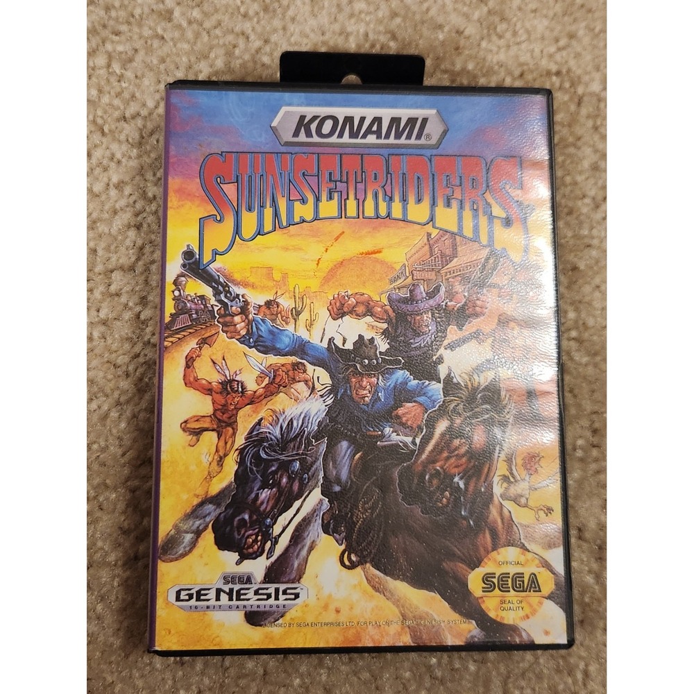 Sunset Riders Sega Genesis CIB